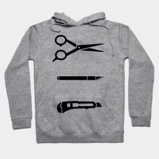 Scissors, Razor Pens, or a Box Cutter Hoodie